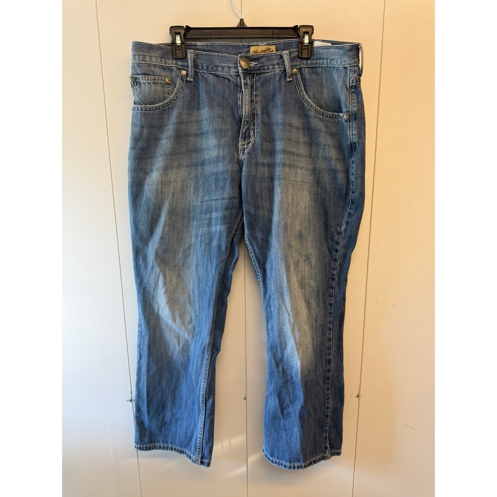 Wrangler 20X Vintage Bootcut Jeans Mens 38x30 Medium Wash Denim 42MWXLB